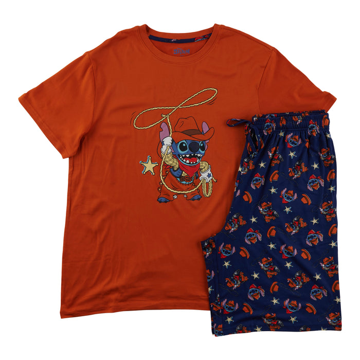 Lilo & Stitch Men's Licensed PJ Short Set, 2-Piece