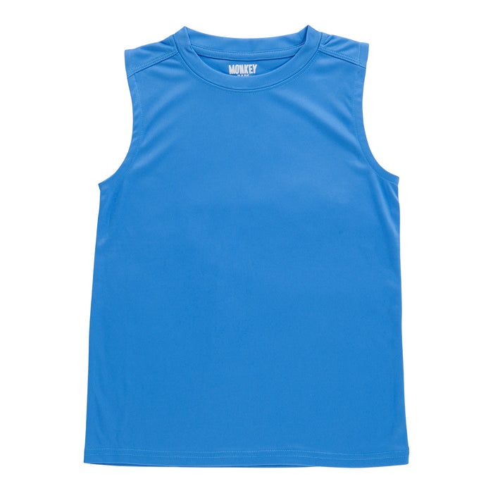 MONKEY BARS Toddler Boys' Beach Party Solid Active Tank Top