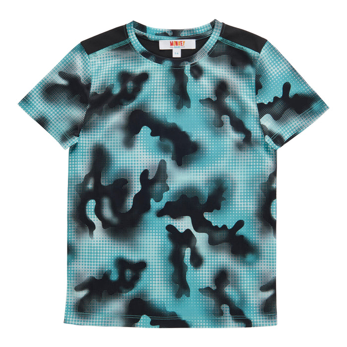 MONKEY BARS Toddler Boys' Beach Party Printed Active Short Sleeve Tee