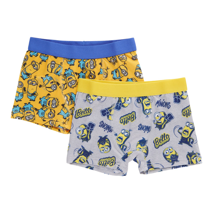 Boys' Licensed Minions Boxer Briefs, 2-Pack
