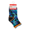 SURVIVAL GEAR Boys' Printed Quarter Crew Socks, 3-Pack