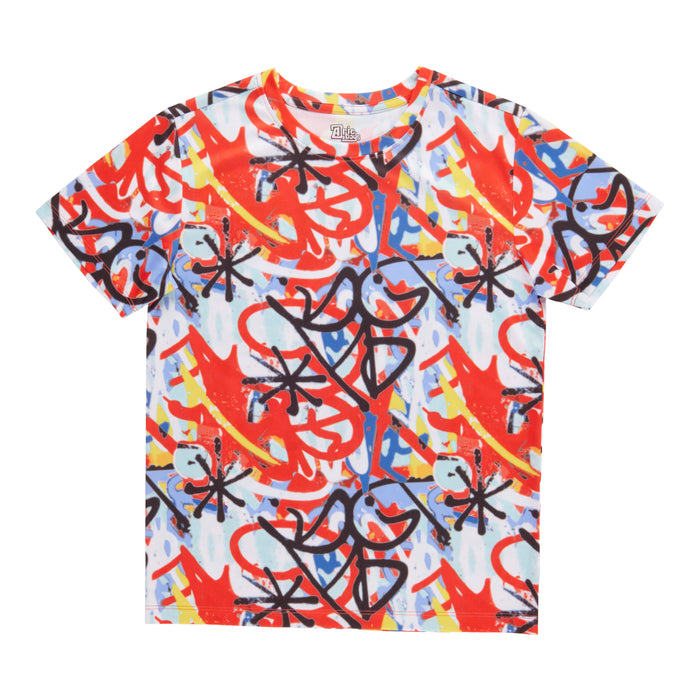 Boys' Printed Short Sleeve Active T-Shirt