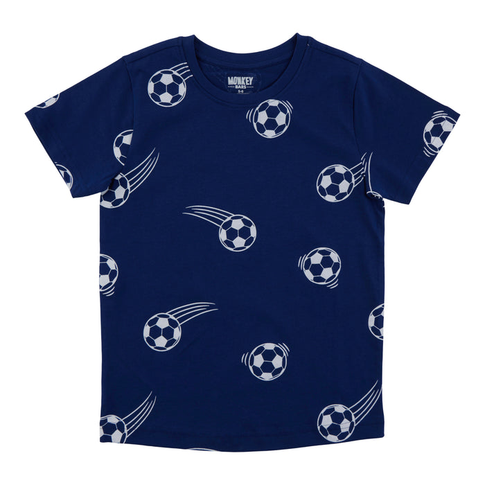 MONKEY BARS Toddler Boys' Beach Party Printed Short Sleeve T-Shirt