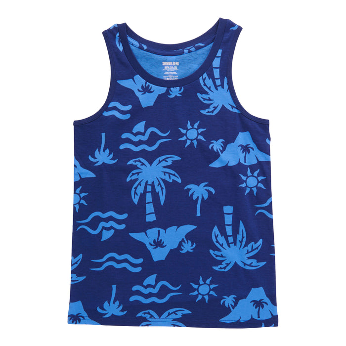 Camisole imprimée Vagues fraîches SURVIVAL GEAR pour garçons