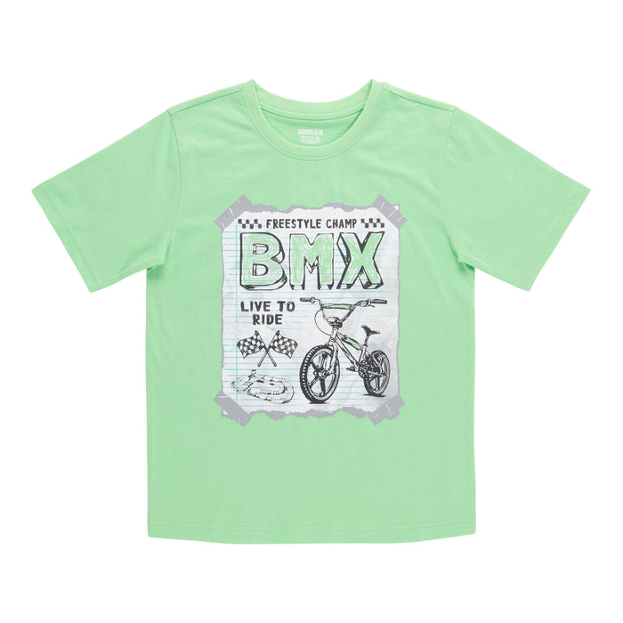 SURVIVAL GEAR Boys' Beach Party Printed Short Sleeve T-Shirt