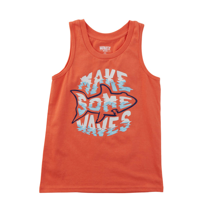 MONKEY BARS Toddler Boys' Beach Party Printed Tank Top
