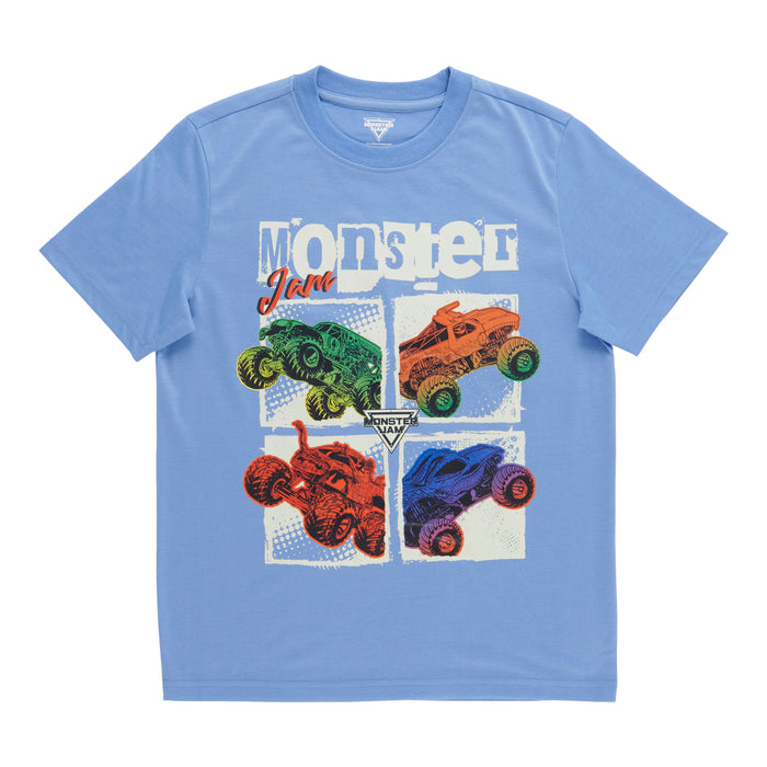 T-shirt à manches courtes avec imprimé d’automobile sous licence pour garçons