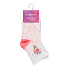 BELLA & BIRDIE Girls' Printed Quarter Crew Socks, 3-Pack