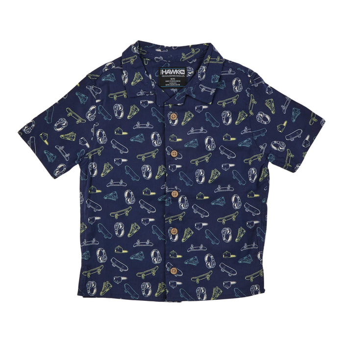Chemise imprimée à manches courtes Tony Hawk sous licence pour garçons