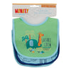 MONKEY BARS Infant Unisex Animal Printed Bib Set, 3-Pack