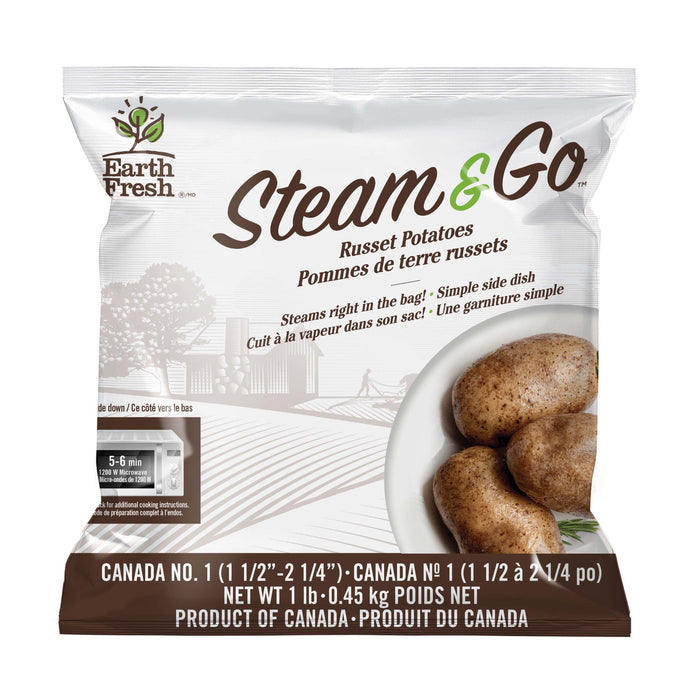 Steam & Go Pommes de terre rousses, 1 lb