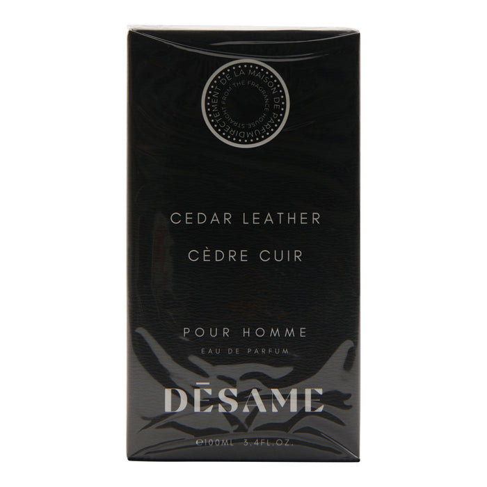 Eau de parfum Désame Cedar Leather pour hommes, 100 ml