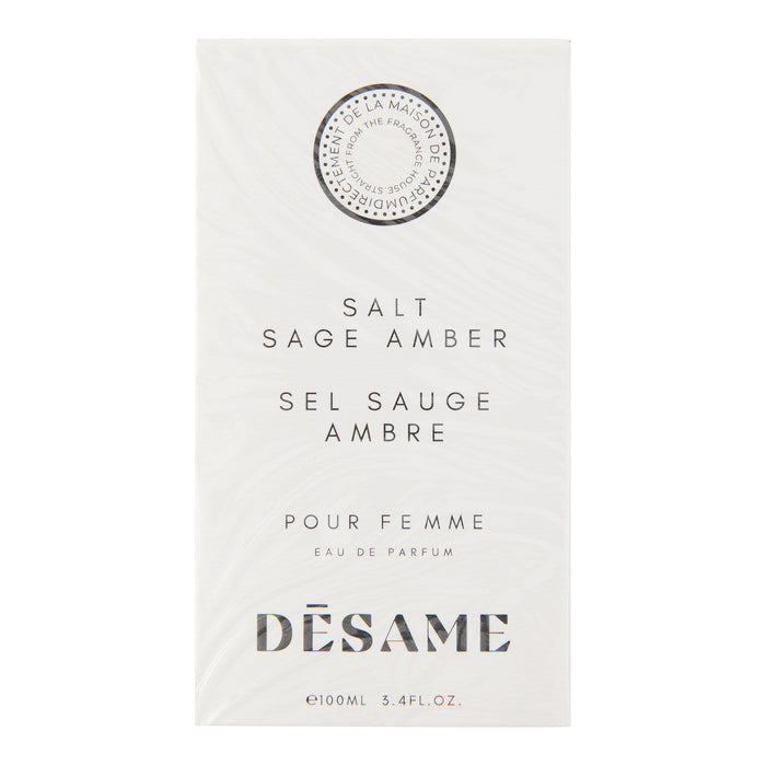 Eau de parfum Désame Salt Sage Amber pour femmes, 100 ml