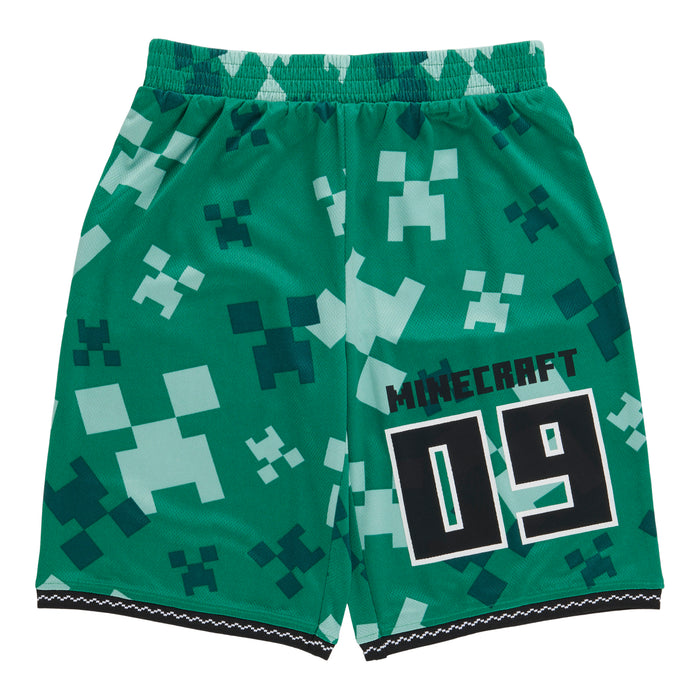 Boys' Licensed Minecraft Printed Shorts