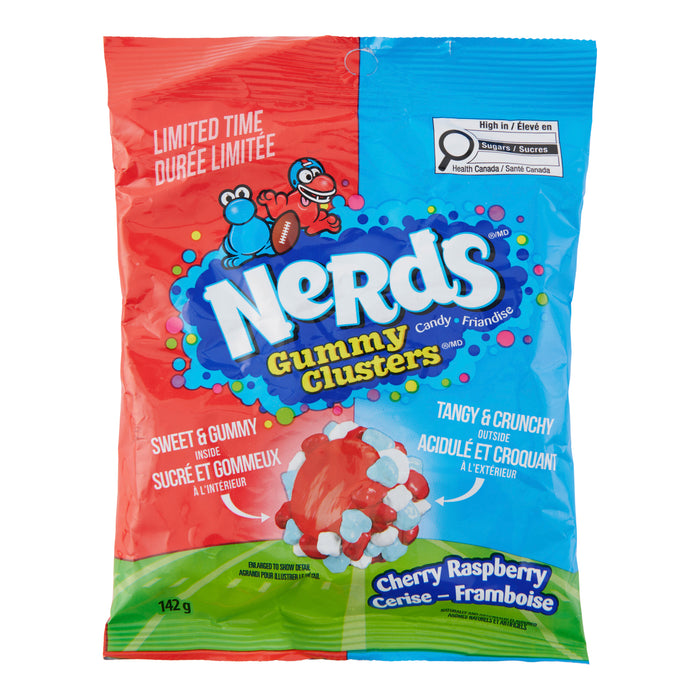 Nerds Gummy Clusters Cherry Raspberry, 142 g