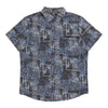 Chemise imprimée boutonnée Mountain Ridge pour hommes