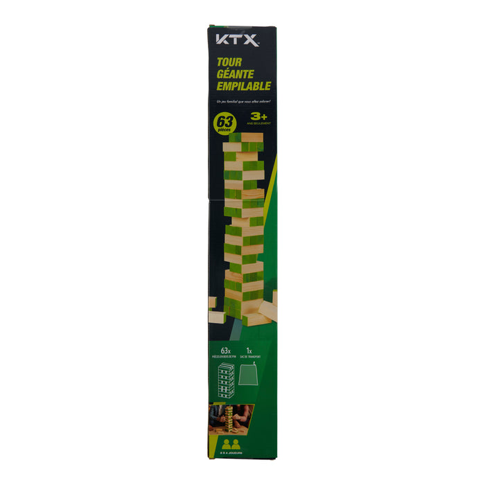 Tumbling Tower Game, 63 Piece
