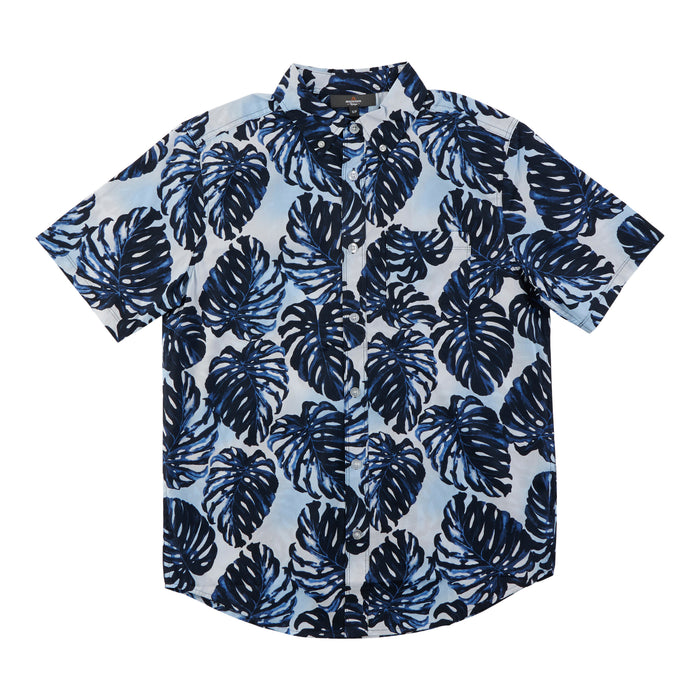 Mountain Ridge Men's Printed Cotton Button-Up Shirt