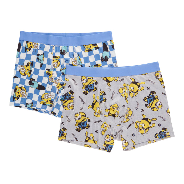 Minions Men's Licensed Boxer Briefs, 2-Pack
