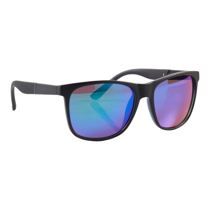 Lunettes de soleil carrées à verres gris pour hommes