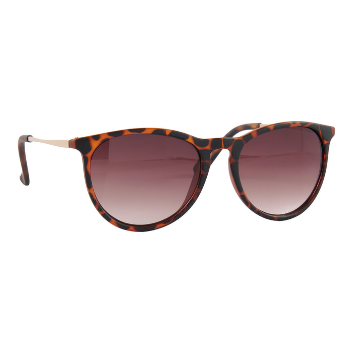 Lunettes de soleil rondes à motif d’écailles pour femmes