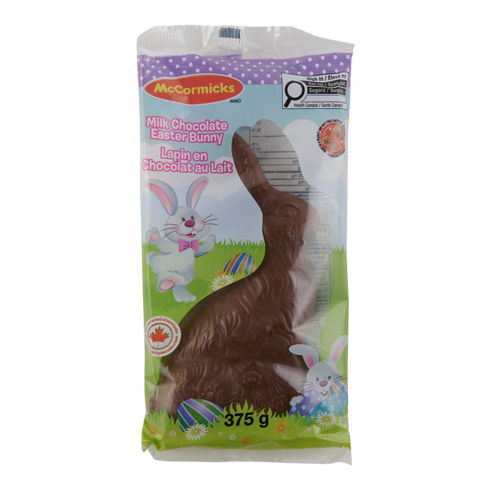 McCormicks Chocolate Sitting Solid Bunny, 375 g