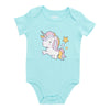 MONKEY BARS Infant Girls' Pool Party Printed Short Sleeve Onesie, 0-24 Month