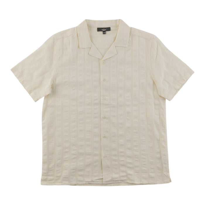 Mountain Ridge Men's Solid Textured Button-Up Shirt