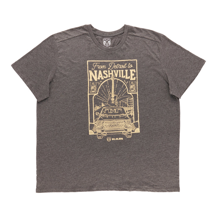 T-shirt à manches courtes sous licence taille forte pour hommes
