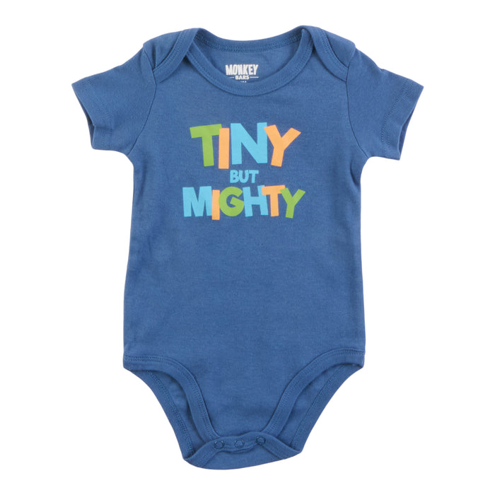 MONKEY BARS Infant Boys' Beach Party Short Sleeve Onesie, English, 0-24 Month