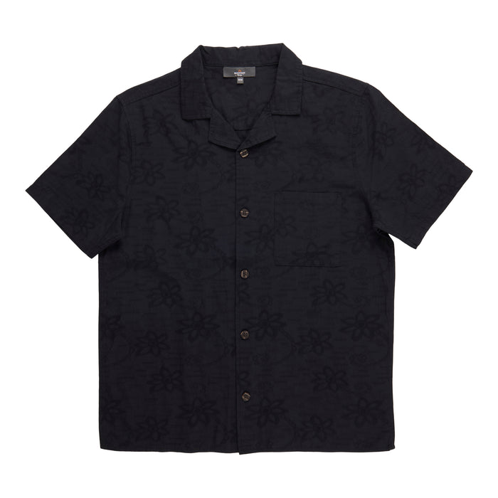 Mountain Ridge Men's Short Sleeve Jacquard Button-Up Shirt