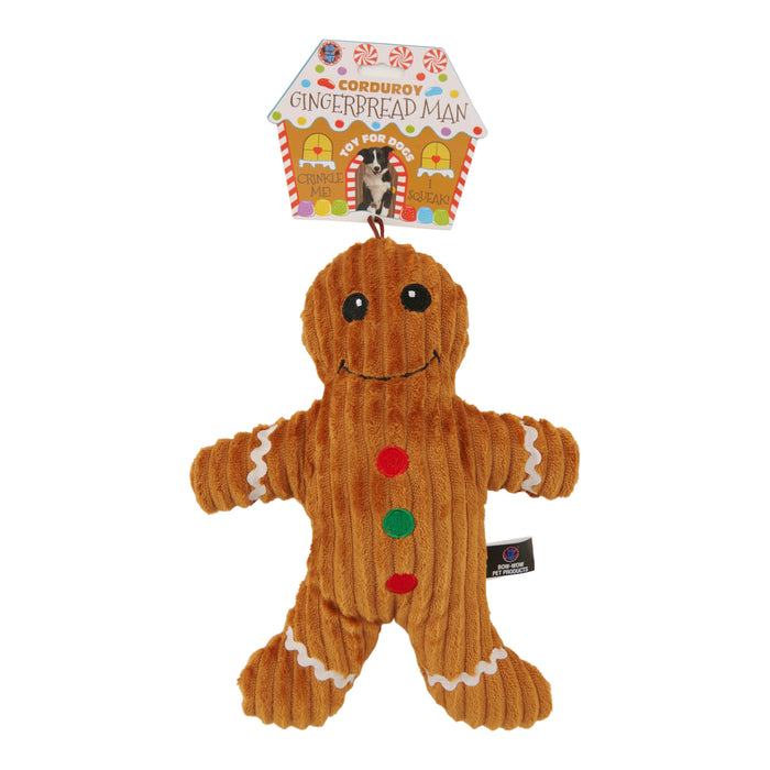 Holiday Character Plush Dog Toy, Assorted