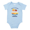 MONKEY BARS Infant Boys' Beach Party Printed Short Sleeve Onesie, English, 0-24 Month