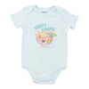 Cache-couche imprimé à manches courtes Fête à la piscine MONKEY BARS pour bébés filles, anglais, 0 à 24 mois
