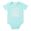 MONKEY BARS Infant Girls' Pool Party Printed Short Sleeve Onesie, English, 0-24 Month