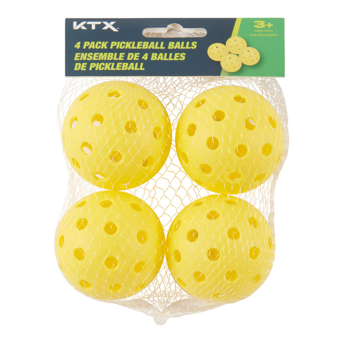 Pickleball Balls, 3-in, 4 Pack