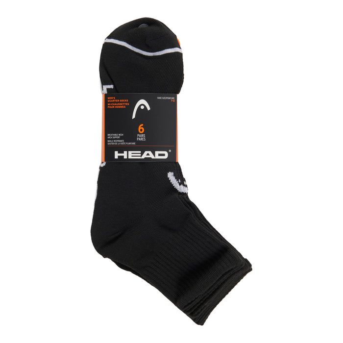 Mi-chaussettes courtes Head pour hommes, emb. de 6 paires