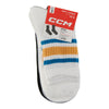 Mi-chaussettes de style universitaire CCM pour hommes, emb. de 3 paires