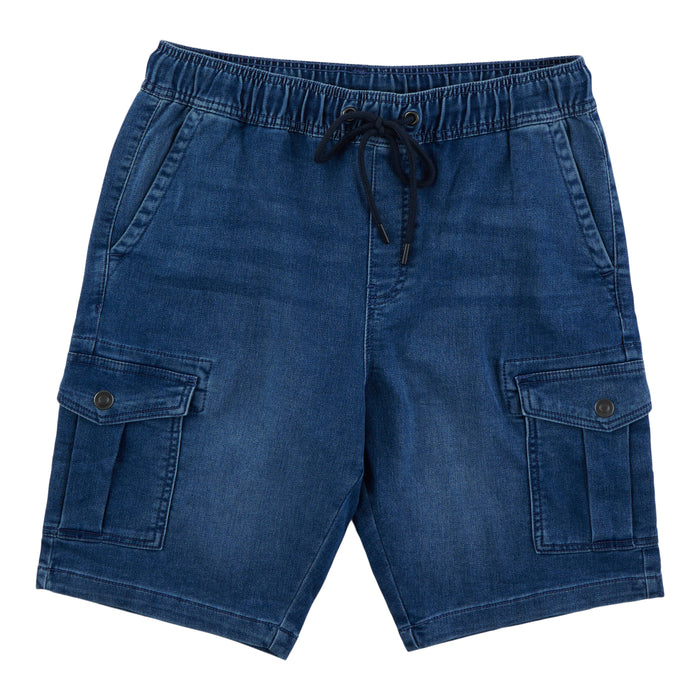 Mountain Ridge Men's Stretch Cargo Denim Shorts