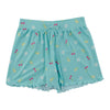 BELLA & BIRDIE Girls' Day Dreamer Ribbed Printed Shorts