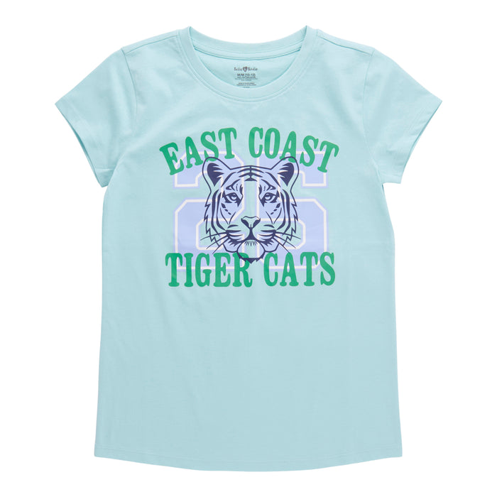 BELLA & BIRDIE Girls' Day Dreamer Printed Short Sleeve T-Shirt