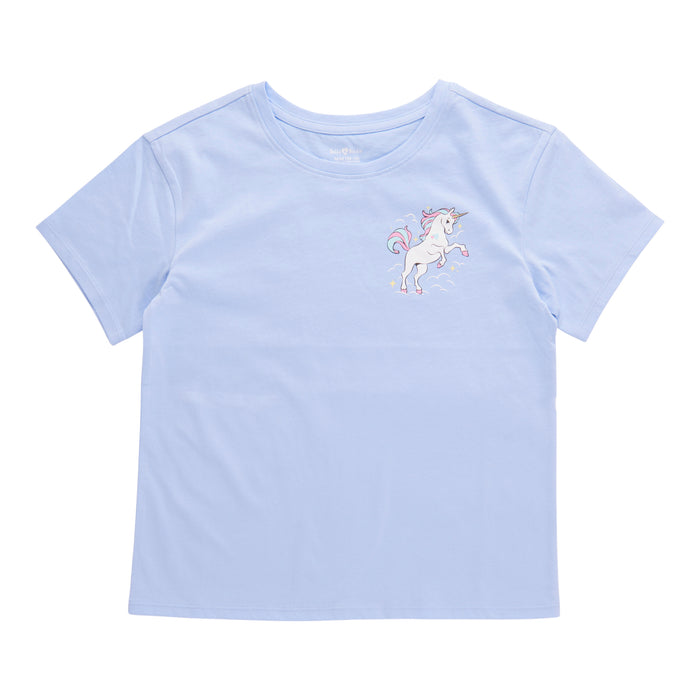 T-shirt imprimé à manches courtes Pays des rêves BELLA & BIRDIE pour filles