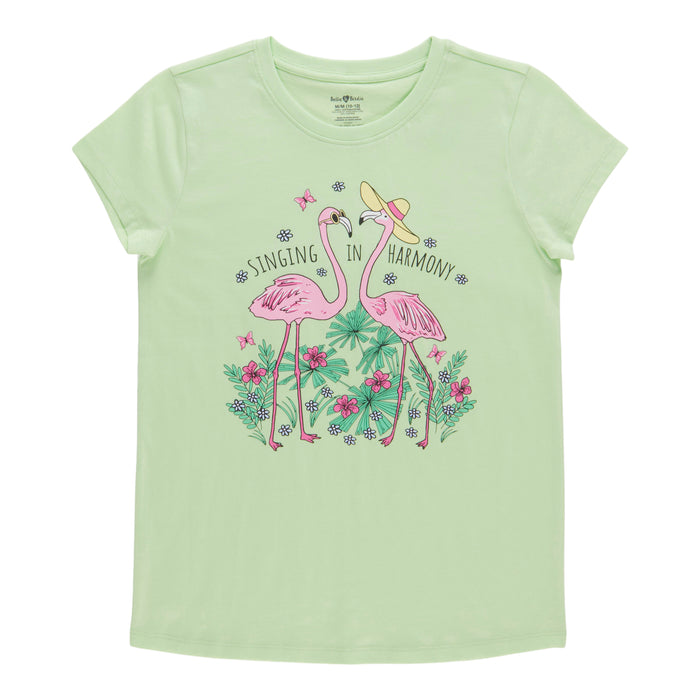 T-shirt imprimé à manches courtes Fête à la piscine BELLA & BIRDIE pour filles