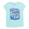 T-shirt imprimé à manches courtes Fête à la piscine BELLA & BIRDIE pour filles