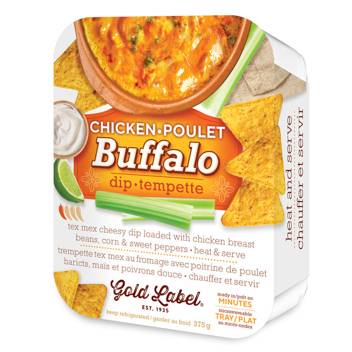 Gold Label Poulet Hot Dips Buffalo Douce, 375 g