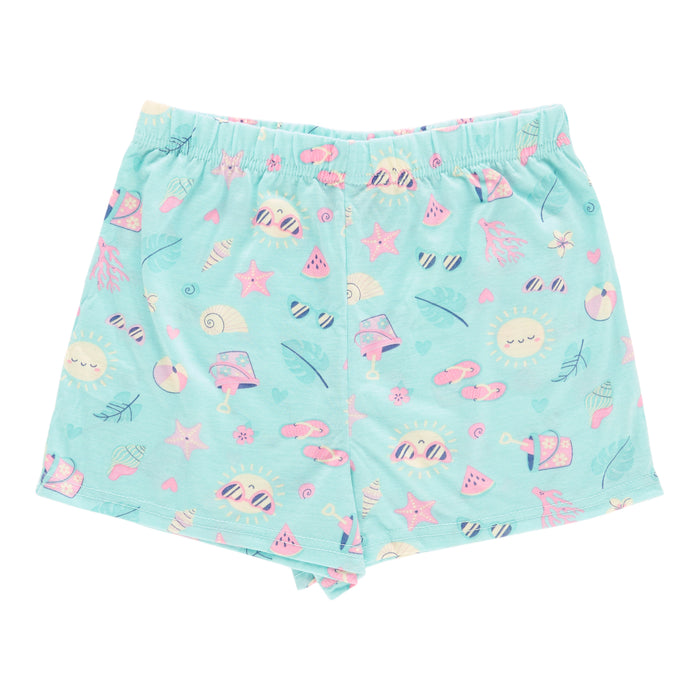 Girls' Printed Sleep Shorts