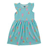 MONKEY BARS Toddler Girls' Pool Party Printed Cap Sleeve Dress