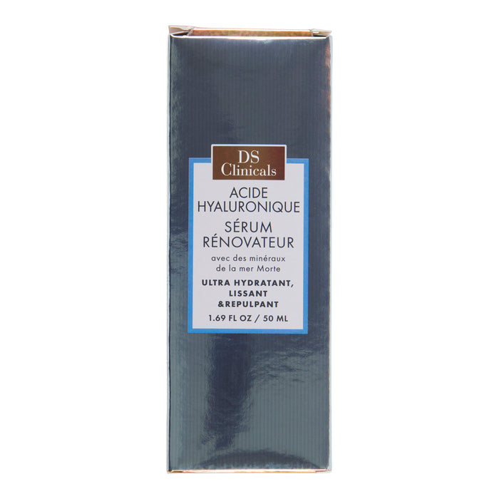 Sérum visage rénovateur à l'acide hyaluronique DS Clinicals, 50 ml