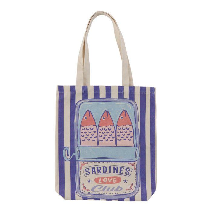 Fourre-tout en toile, sardines