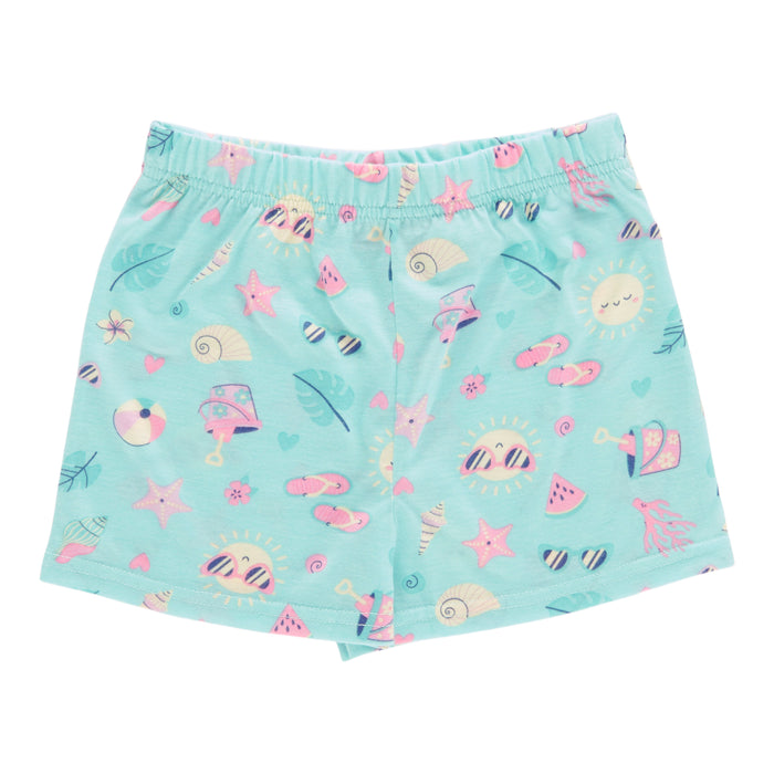 Toddler Girls' Printed Sleep Shorts